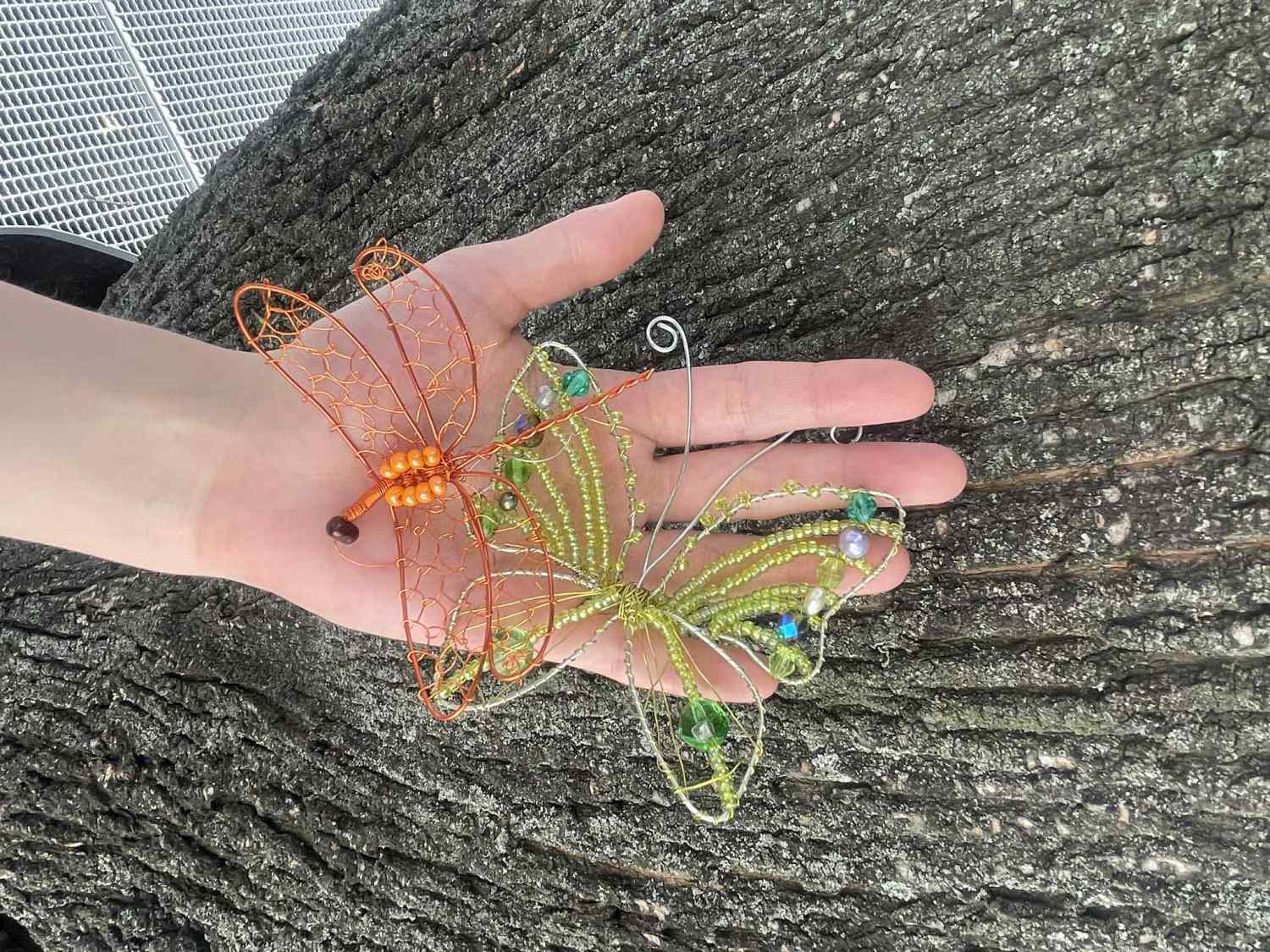 Drátkování: motýlek