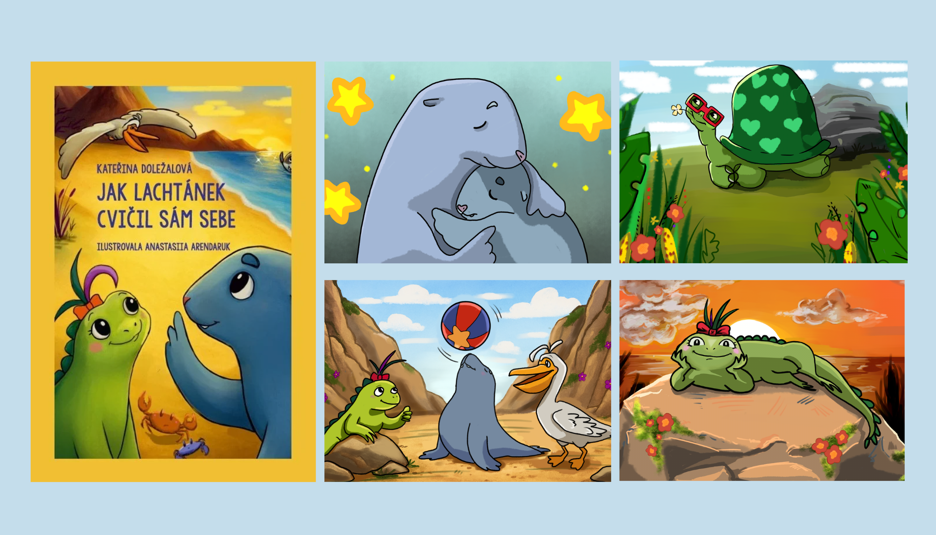 Křest knihy Jak lachtánek cvičil sám sebe