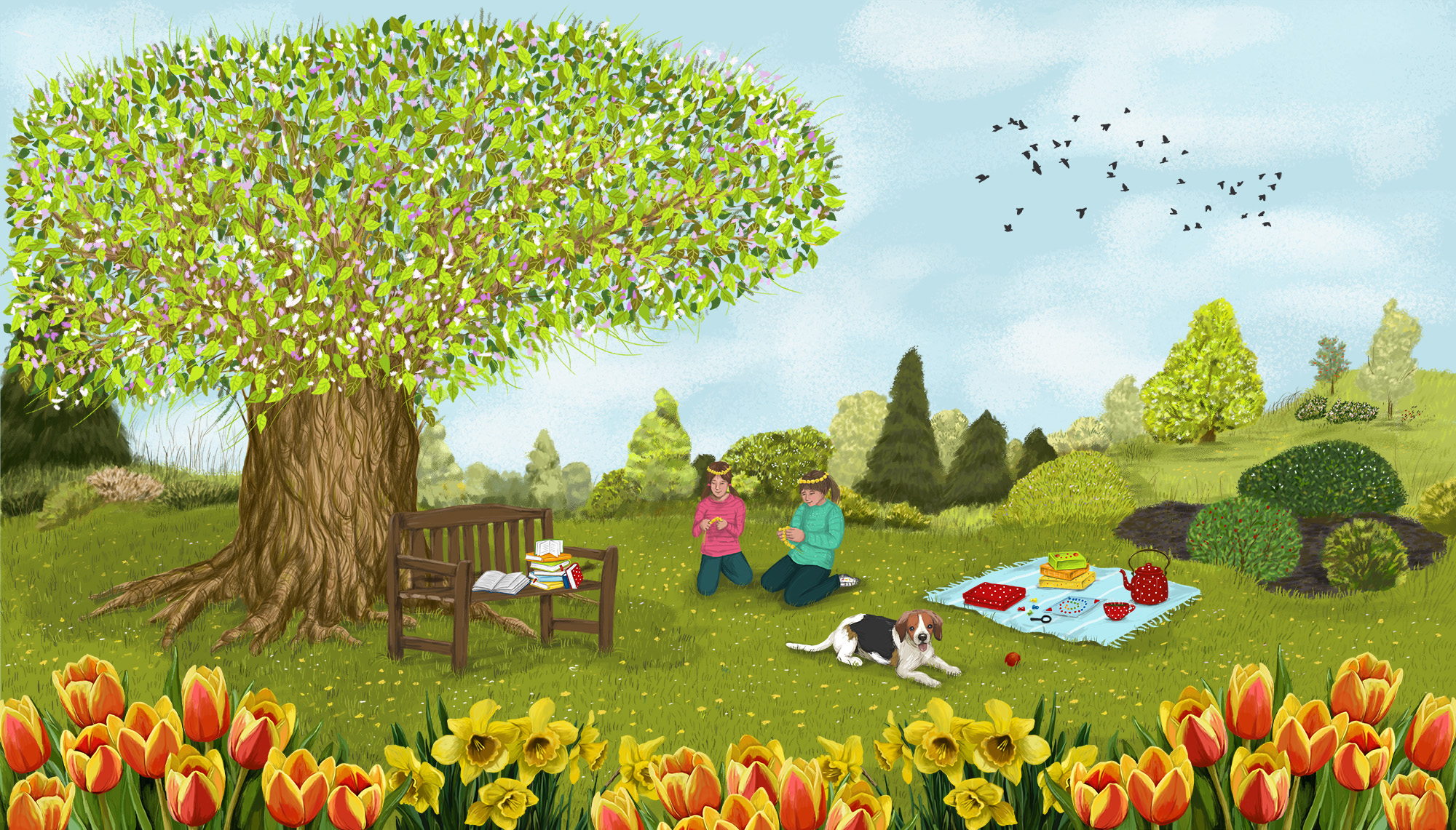 Příběhová zahrada – kamarádi