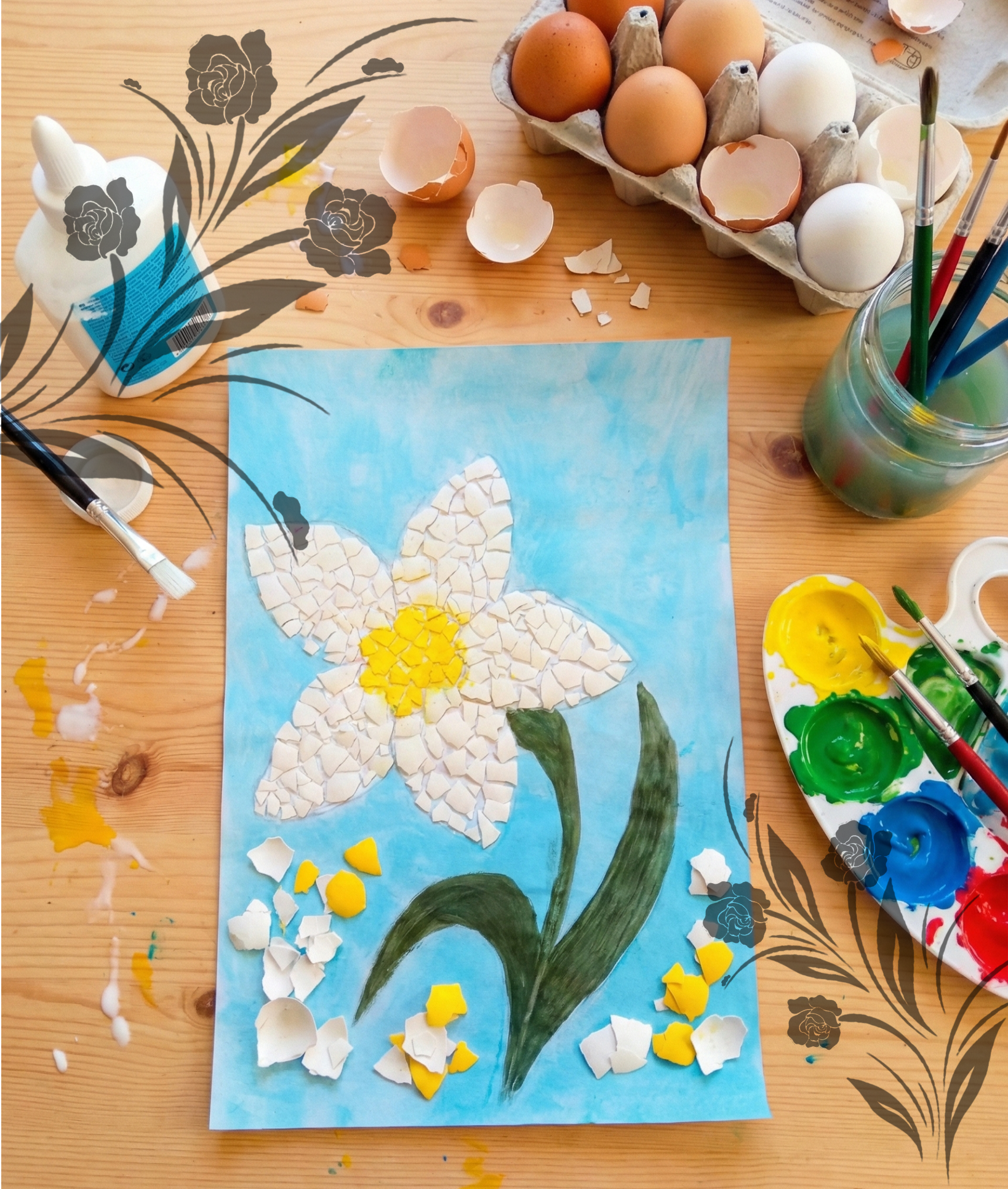 Skořápková koláž