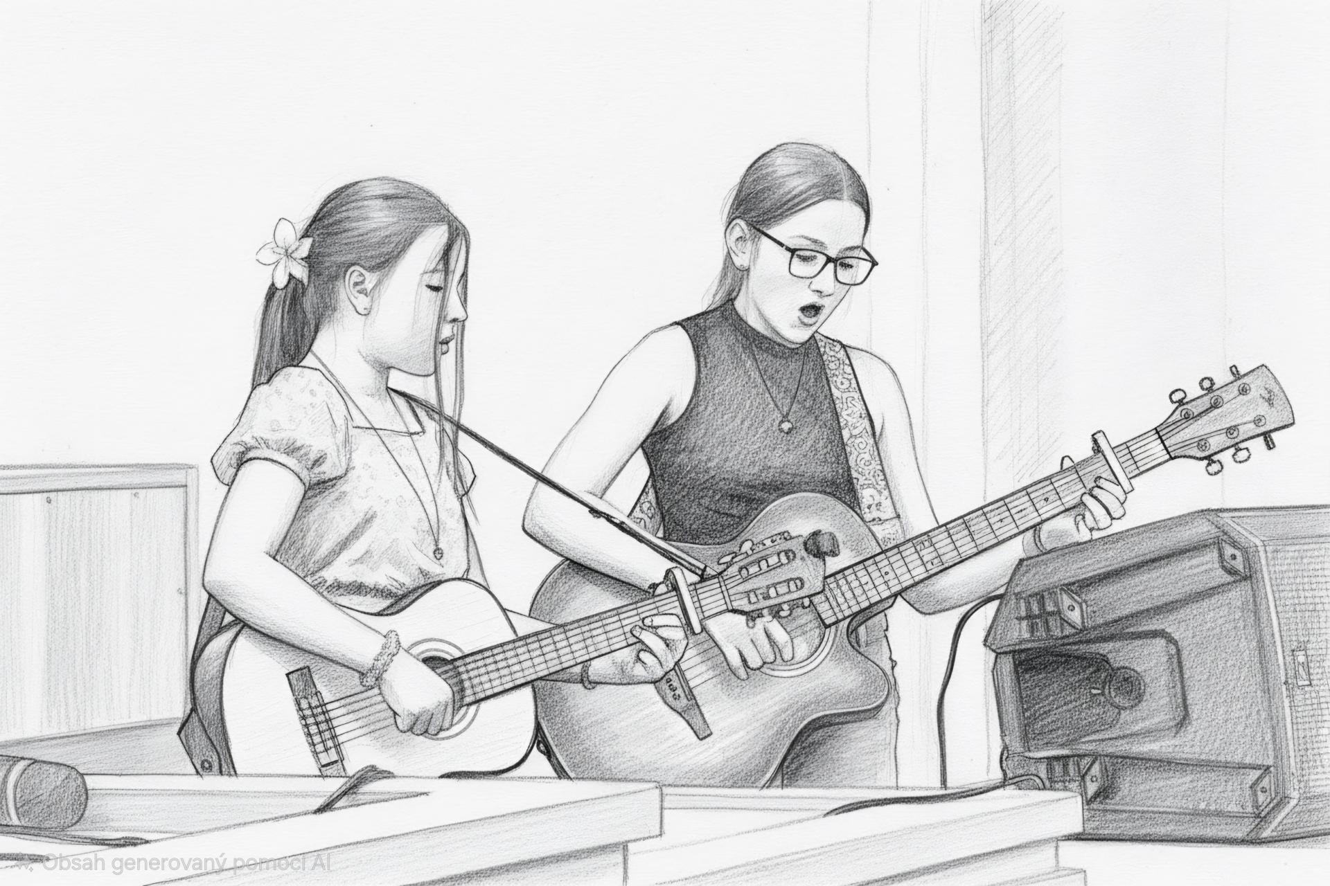 Mini koncert dětí z příměstského tábora