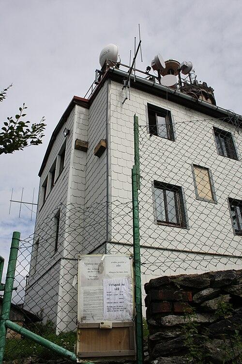 Observatoř Milešovka - oblačná laboratoř