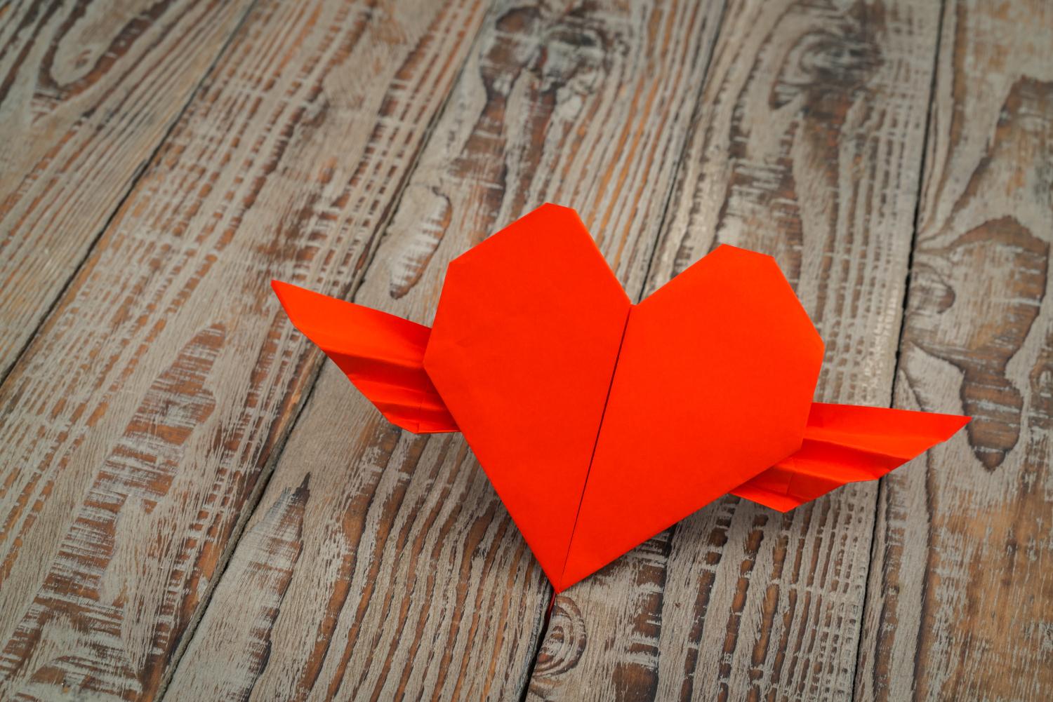 Valentýnské origami