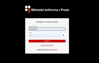 Můj účet - přihlášení