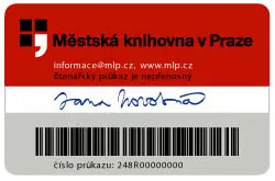 Čtenářský průkaz