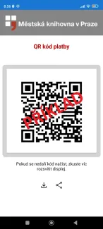 Vygenerovaný QR kód