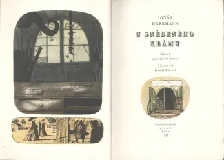 Titulní list a frontispis knihy U&nbsp;snědeného krámu
