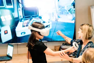 Virtuální realita, foto Martina Adlerová