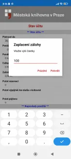 Volba částky